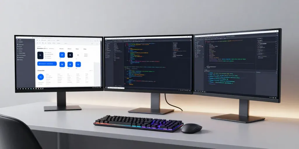 UK domain renewal prices comparison in a modern tech workspace.