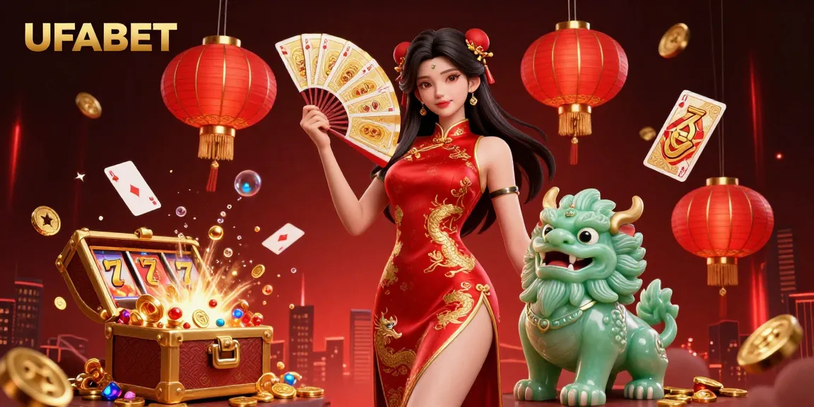 Experience the thrill of betting at UFABET with dynamic slots and intricate 3D elements.