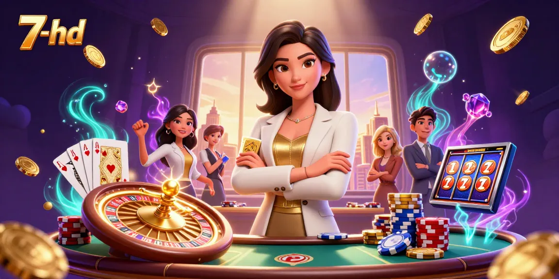 Experience thrilling gameplay with 7-hd's dynamic casino scene showcasing professional elegance and excitement.