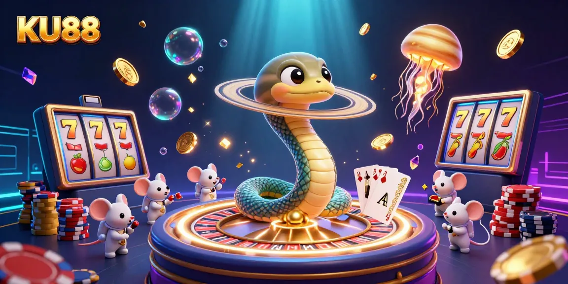 Experience thrilling gameplay with KU88 while betting on vibrant cosmic roulette scenes filled with fortunes.