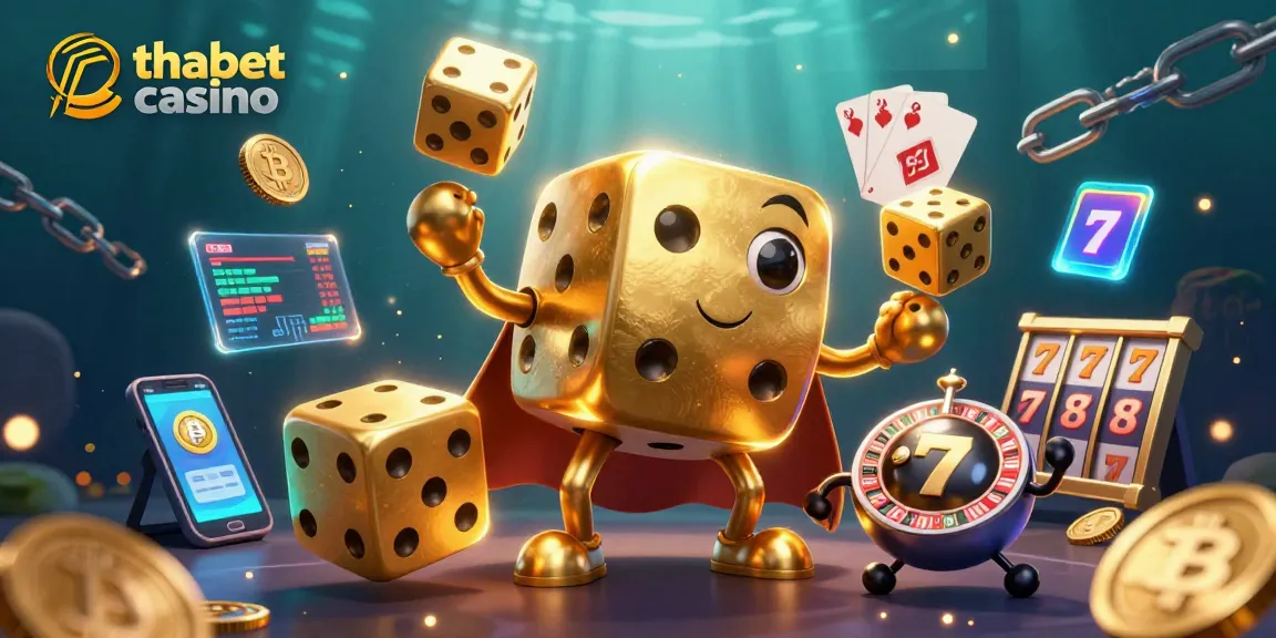 Experience the thrill of thabet casino with a dynamic, rich scene of gambling and digital coins.
