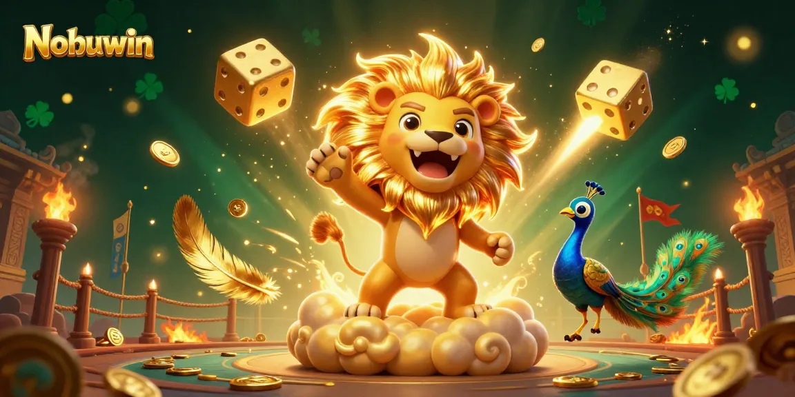 Nohuwin captures the thrill of winning in a vibrant casino-themed digital illustration.