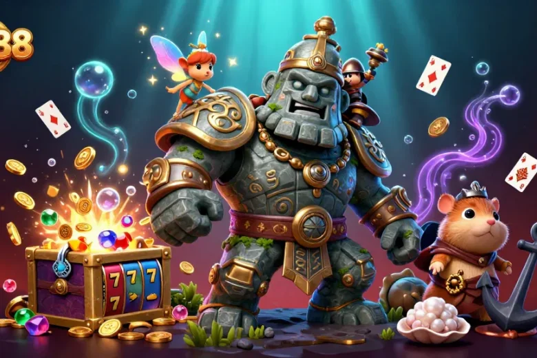 Experience the magic of gaming with red88, where enchanted creatures reveal jackpots and treasures!